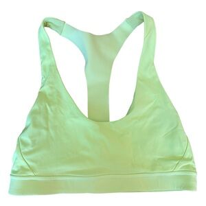 EUC Lululemon Break Free Bra sz 8 Clear Mint Nulux